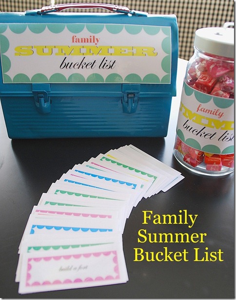 family summer bucket list