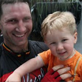  &ndash; Pat and his coach - Preston 2008