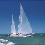 Super Maramu 2000 sailing close-hauled