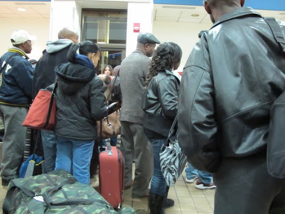 リッチモンドのバスディーポにて