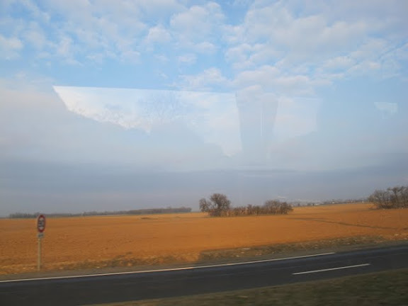 リヨン、バスからの景色