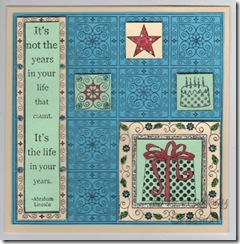 kc~Outlines Birthday Card
