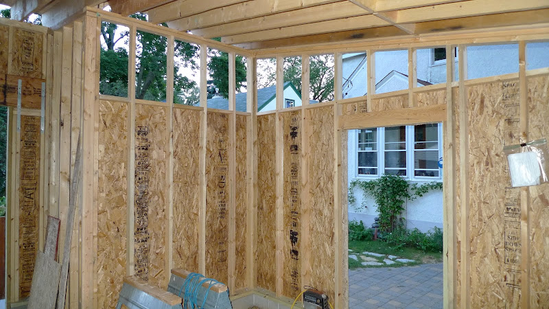 Garage build - Modern, Shed Roof, Rain Screen Siding - The Garage 