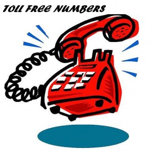 called the 1 800 number on