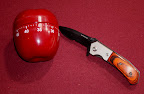 Zoe - rose wood handled knife & apple timer