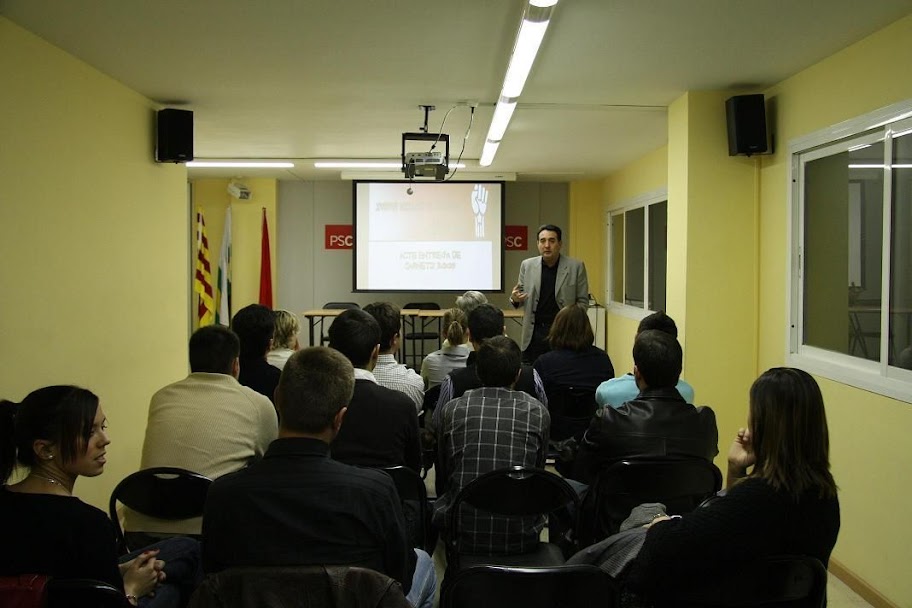 Lacte amb Manel Bustos.