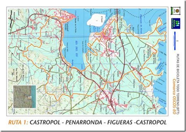 Mapa Castropol
