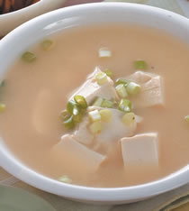 素食食譜-味噌豆腐湯