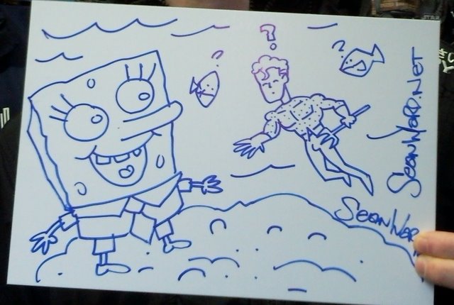Spongebob meets Aquaman