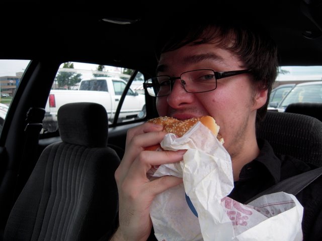 Sean Ward loves Burger King