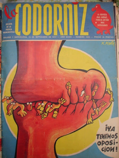La Codorniz, emblemática revista satírica española.
