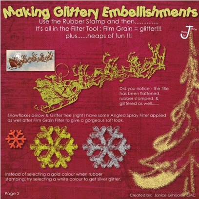 Glitter embillishments 2