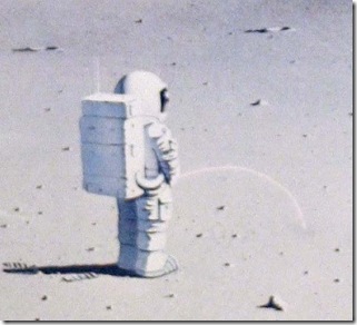 Astronaut Looking Up