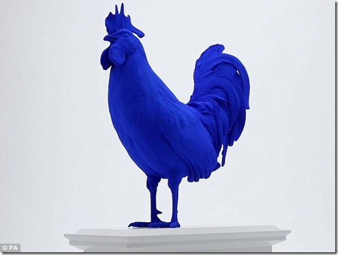 giant lbue cock