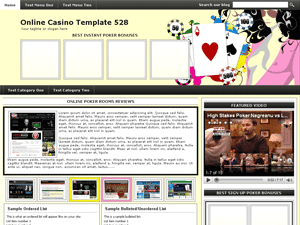 Online Casino Template 528