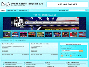 Online Casino Template 530