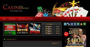 Casino Wordpress Theme - wpg130