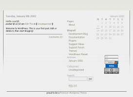 C3ro silence 15x Free Wordpress Theme