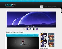 SimpleBlue Magazine WordPress Theme  