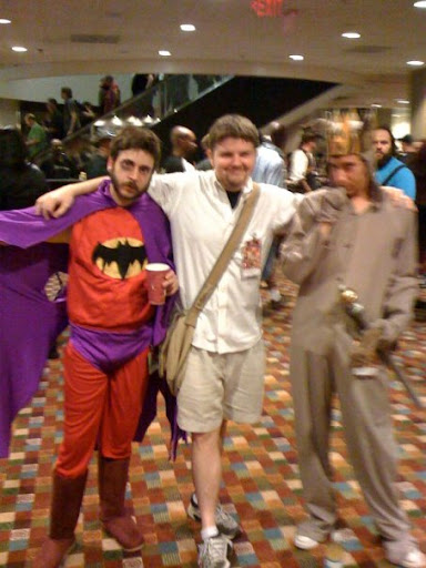 Yes, Geoff stole my old Halloween costume.  The people that knew who he was pooped themselves with excitement.