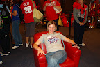 Lounging in the Phillies' Clubhouse