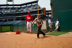 Pitching in the Phillies' bull pen