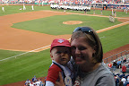 Enjoying Jeremiah's first Phillies game