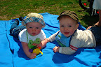 Chillin' with Atticus at Linvilla Orchards
