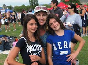 Jaime, Linda and Maddie were there to cheer everyone on.