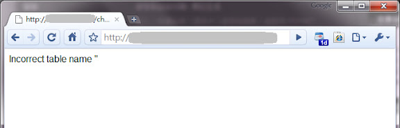 Dreamweaver – Incorrect table name '' 處理