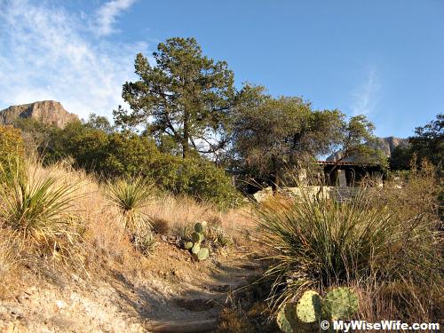 Limestone lodge at Chisos Basin Limestone lodge at Chisos Basin