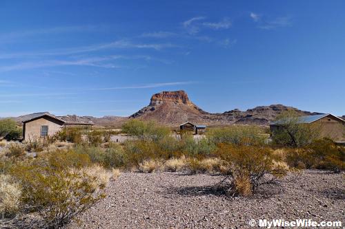 Stunning Cerro Castolon peak - the backdrop of Castolon Historic District Stunning Cerro Castolon peak - the backdrop of Castolon Historic District