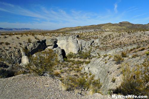 Tuff Canyon from East Overlook -  a dry creek