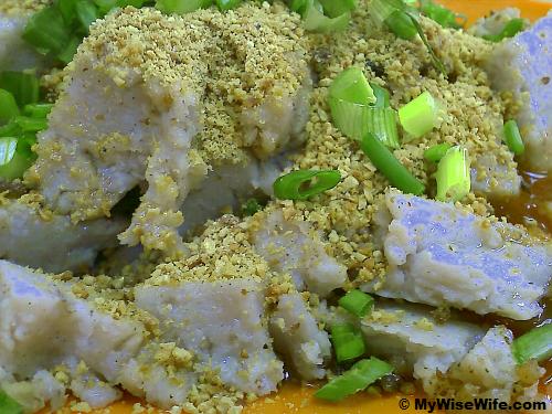 A close-up of Yam Cake - drooling! A close-up of Yam Cake - drooling!