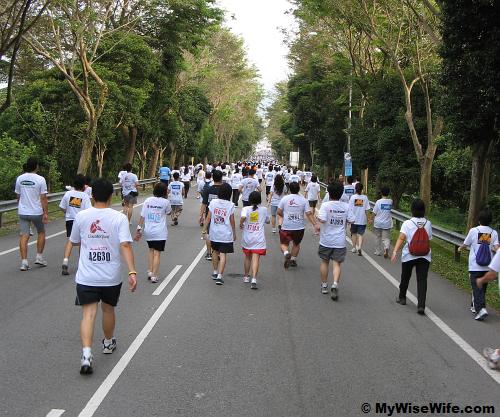 Uphill and downhill morning stroll along Jalan Tun Dr Awang Uphill and downhill morning stroll along Jalan Tun Dr Awang