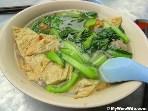 Padang Brown Yong Tau Fu dish Padang Brown Yong Tau Fu dish