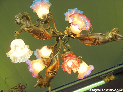 A unique chandeliar in Tua Pek Kong Hall A unique chandeliar in Tua Pek Kong Hall