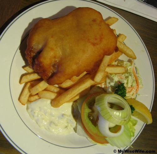 Fish and Chips at Madam Kwan