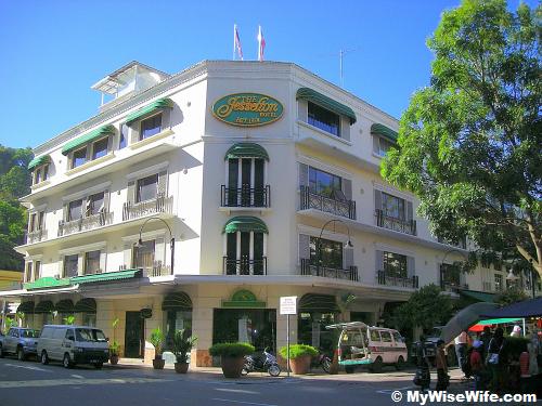 Jesselton Hotel - our ending point Jesselton Hotel - our ending point