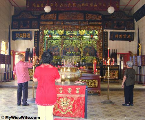 Interior of Choo Chay Keong Temple Interior of Choo Chay Keong Temple