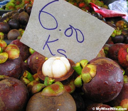 A kilogram of mangosteen for RM6 A kilogram of mangosteen for RM6
