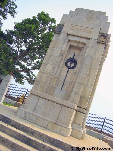In honor of the brave soldiers in World War I