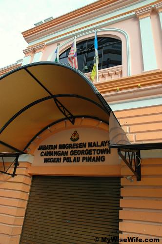 Facade of George Town Branch along Beach Street Facade of George Town Branch along Beach Street