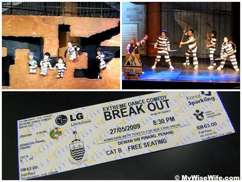 From top left clock-wise: Iconic tunnel escape, Team work, Break Out ticket 