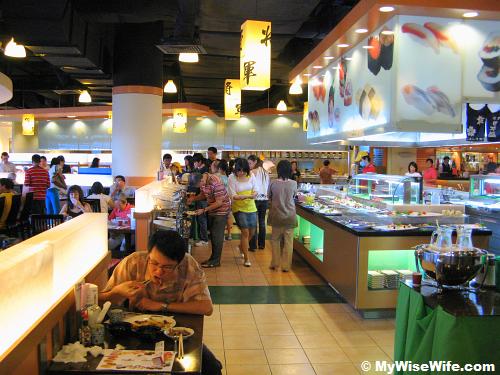 Sashimi and Sushi counter Sashimi and Sushi counter