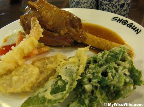 Lamb and Tempura Lamb and Tempura