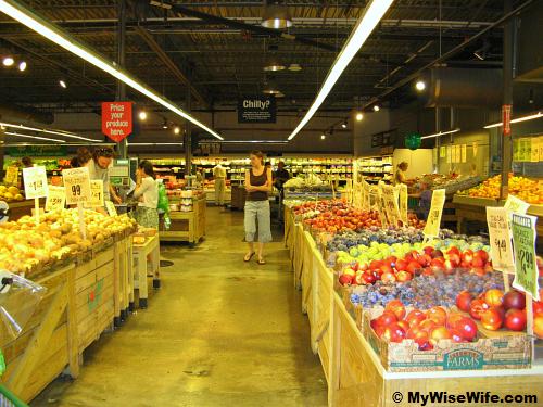 Interior of Central Market at N Lamar Blvd Interior of Central Market at N Lamar Blvd