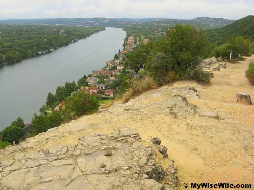 Breathtaking view of Lake Austin
