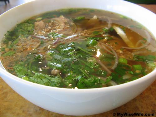 A bowl of pho..I'm lovin it!