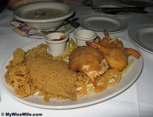 A huge platter for me...they satisfied my cravings
